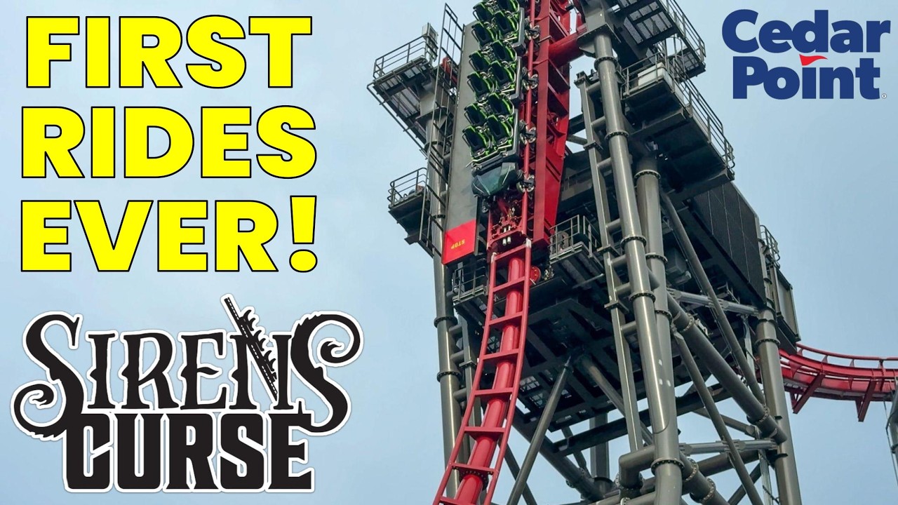 NEW Siren's Curse First EVER Rides!! | Cedar Point Vlog 6/26/25