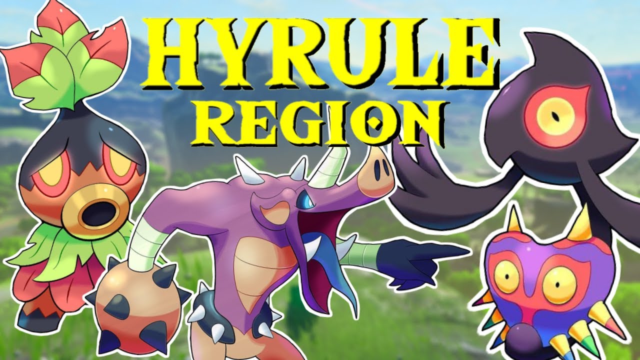 New ZELDA Pokemon Region - Pokemon Link Dimension - Fakemon & Tears Of The Kingdom