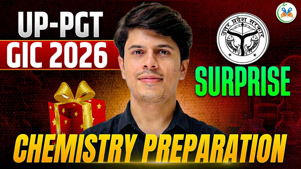 UP PGT GIC 2026 🔥 Chemistry Preparation Strategy 🚀 Complete Plan | Madchem Classes