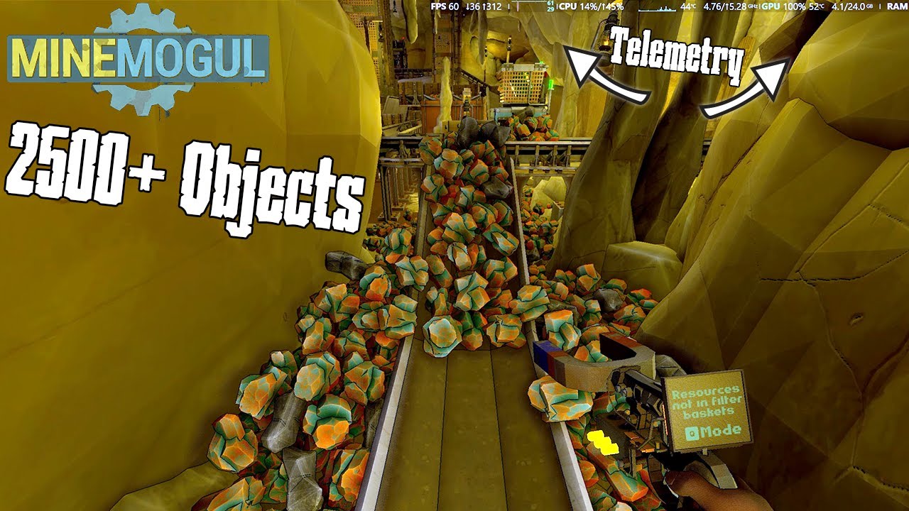 ALL Copper and Gold Mines Going to Main Shaft in MineMogul