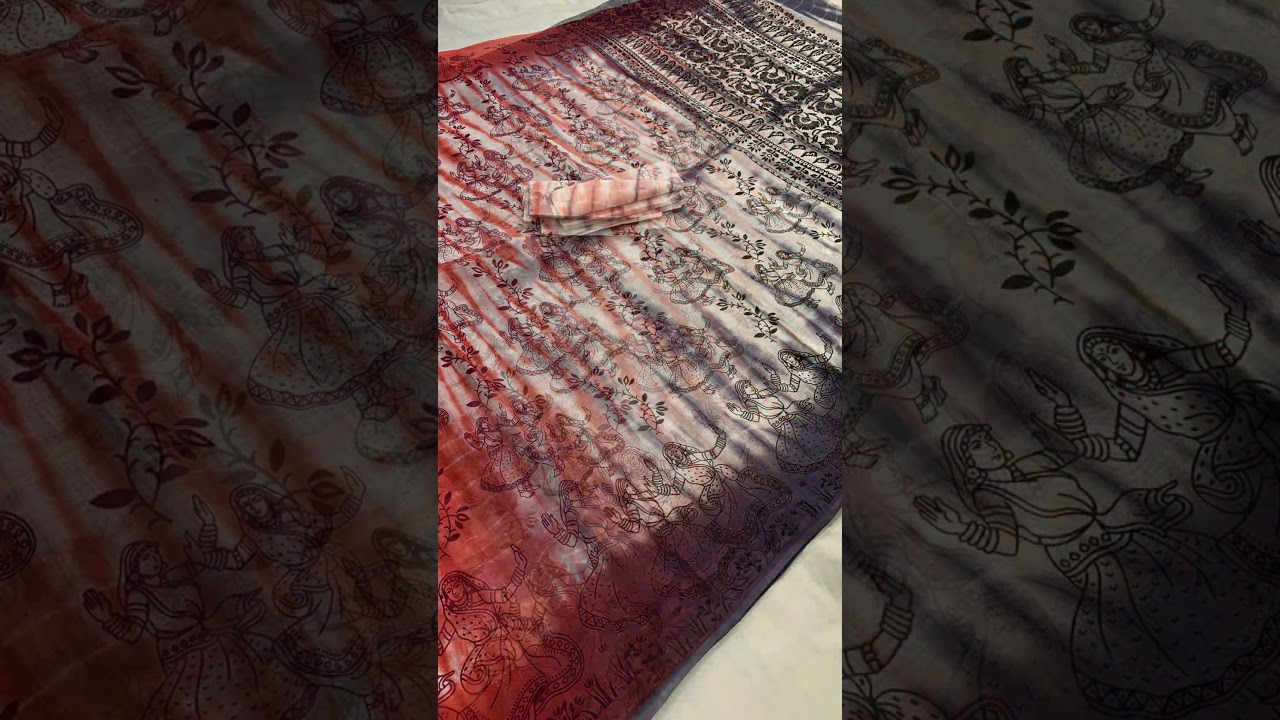 Cotton Shibori Print Sarees | Cotton Sarees | Saree Tour