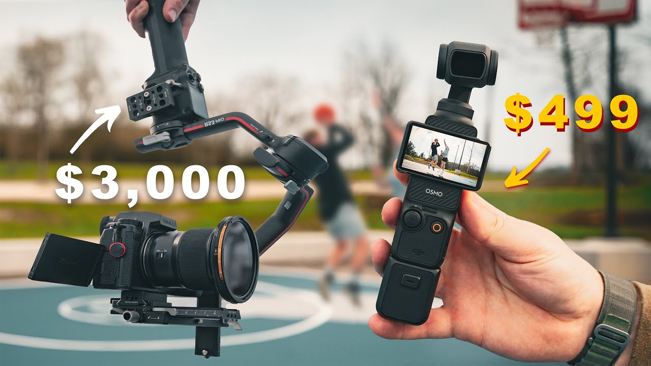 DJI Osmo Pocket 3 против профессионального стабилизатора (при участии @cammackey)