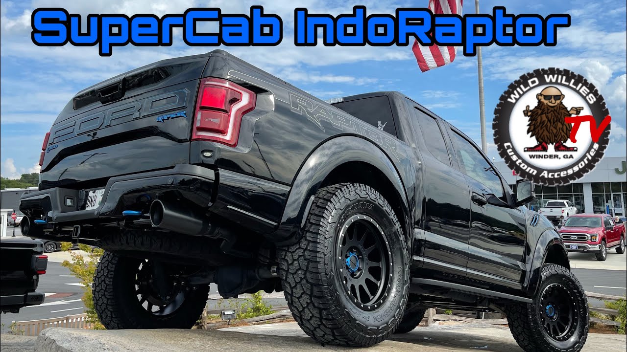 SuperCab INDORAPTOR || GEN 2 Ford Raptor Thin Blue Line Tribute Custom on 37s