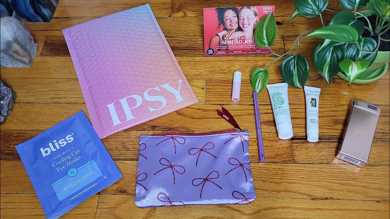 Распаковка косметички Ipsy Glam Bag 🎄 Декабрь 2025 🎄