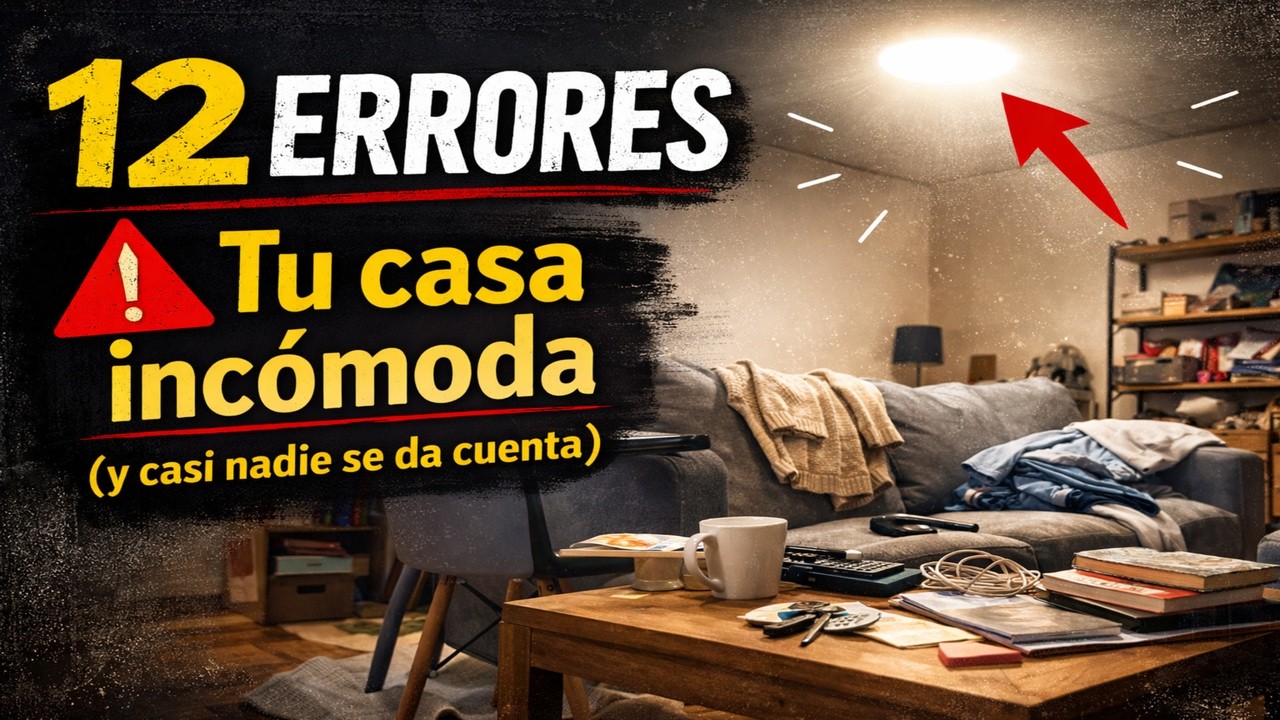 12 errores que hacen tu casa incómoda (y casi nadie se da cuenta)