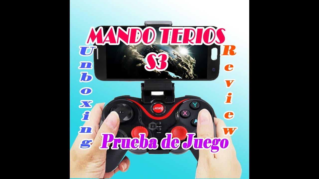 Mando De Juegos Bluetooth Terios S3- Unboxing, Review y Prueba de Juegos