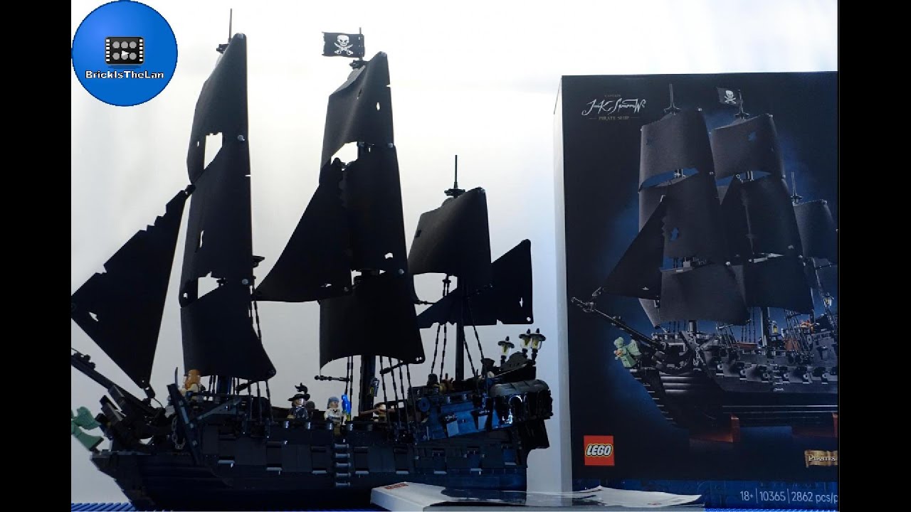 Speed Building Time Lapse LEGO 10365  Captain Jack Sparrow's Black Pearl Pirate Ship⚓