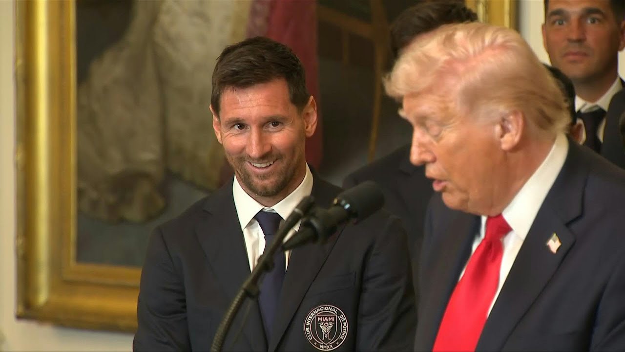 Trump recebe Inter Miami de Lionel Messi na Casa Branca | AFP