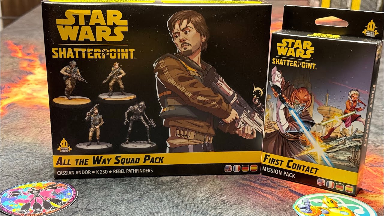 Star Wars Shatterpoint Unboxing: All the Way squad pack