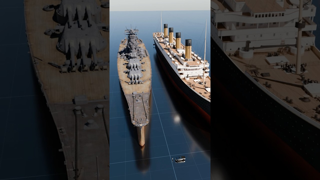 Battleship Yamato vs titanic