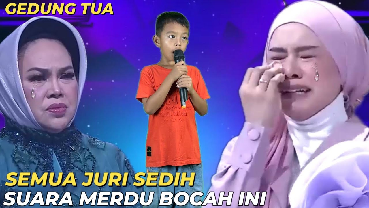 Viral‼️ Semua juri sedih dengan suara merdu bocah ini dengan lagu "Gedung Tua"