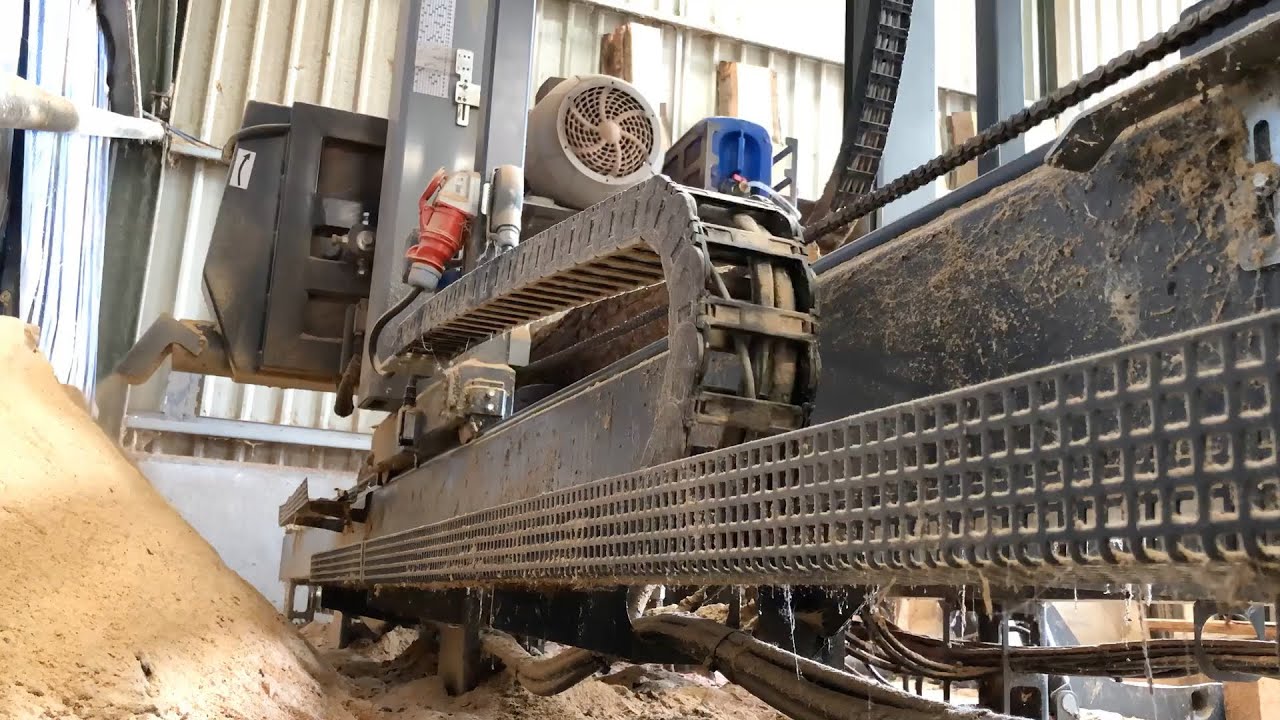 Trak-Met TTP 600 sawmilling in beast mode time lapse