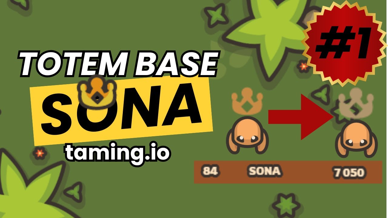 Taming.io - SONA clan totem base #1