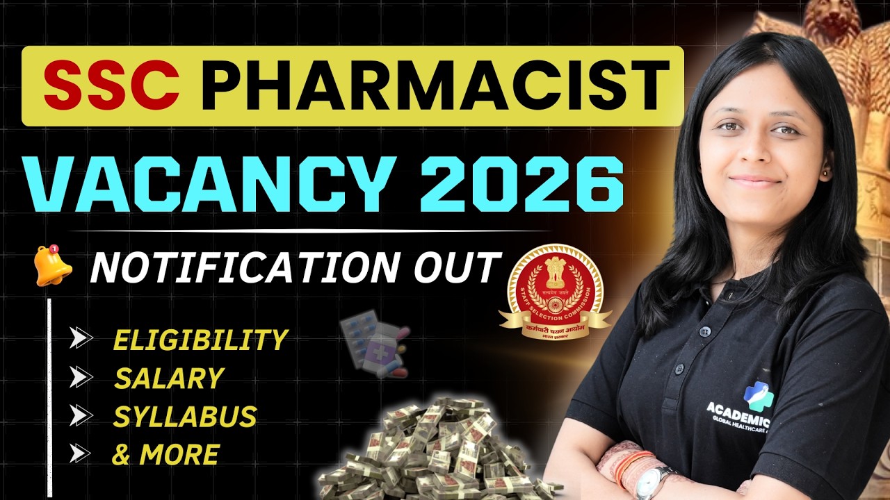 SSC Pharmacist Vacancy 2026 | Full Notification, Posts, Eligibility, Dates & Application Process