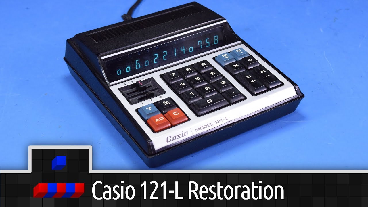 0x0031 - Casio 121-L Calculator Restoration