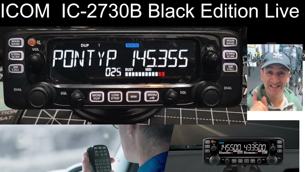 ICOM  IC-2730B Black Edition Live ! - M0FXB