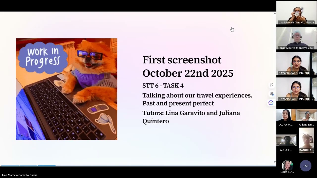 STT 6 - Talking About Our Travel Experiences - October 22nd