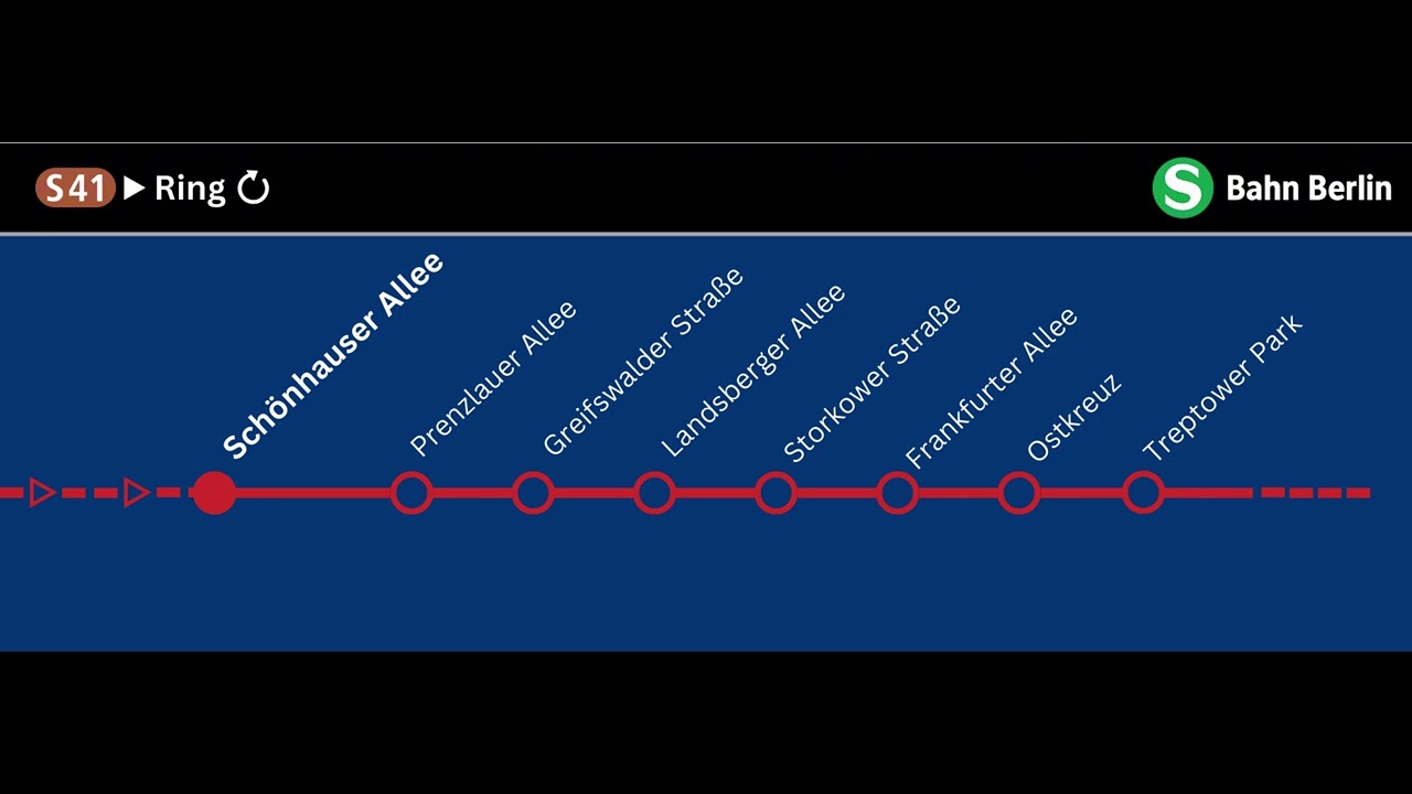 [S Bahn Berlin] Ansagen S41 Ringbahn