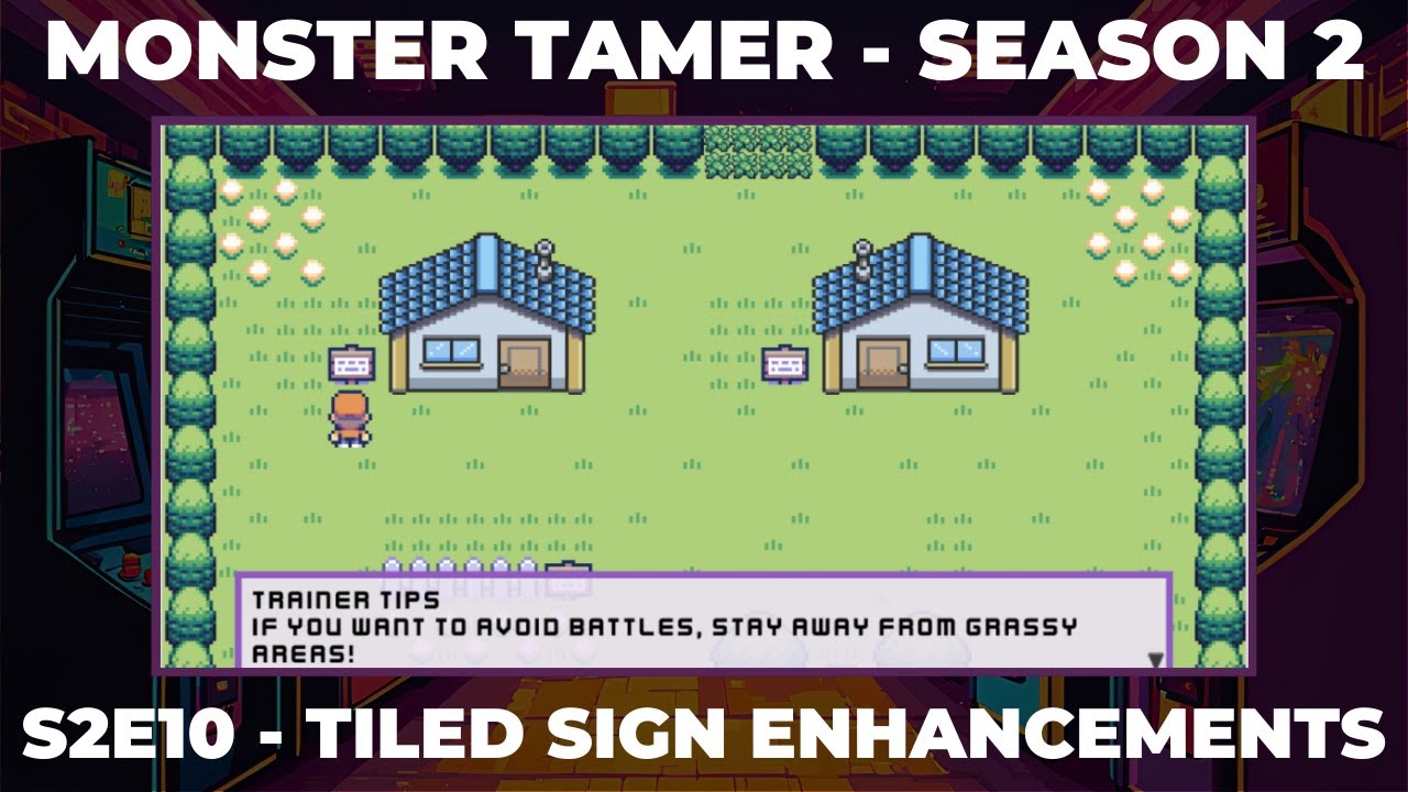 Monster Tamer - RPG Tutorial with Phaser 3 - S2E10 - Tiled Sign Enhancements