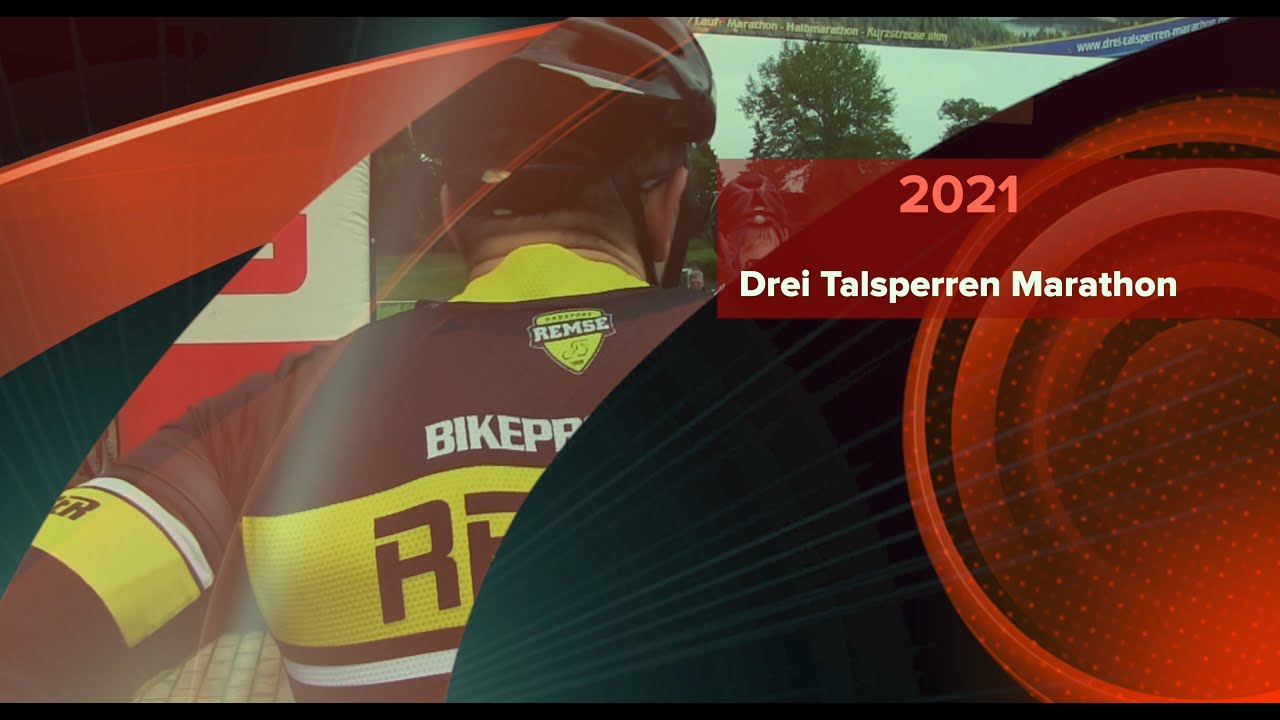Drei Talsperren Marathon 2021 - Die 50 KM Strecke direkt aus dem Wettkampf