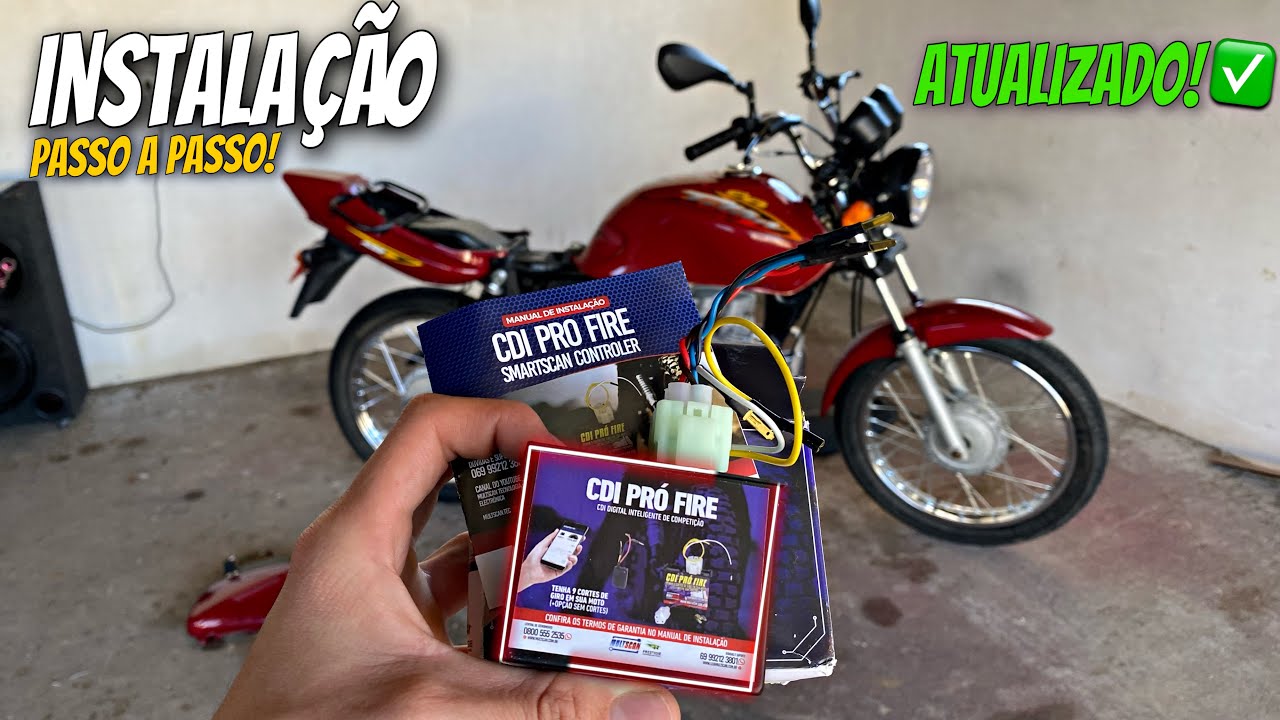 COMO INSTALAR CDI MULTSCAN PRÓ FIRE NA CG 125 *rápido é fácil*