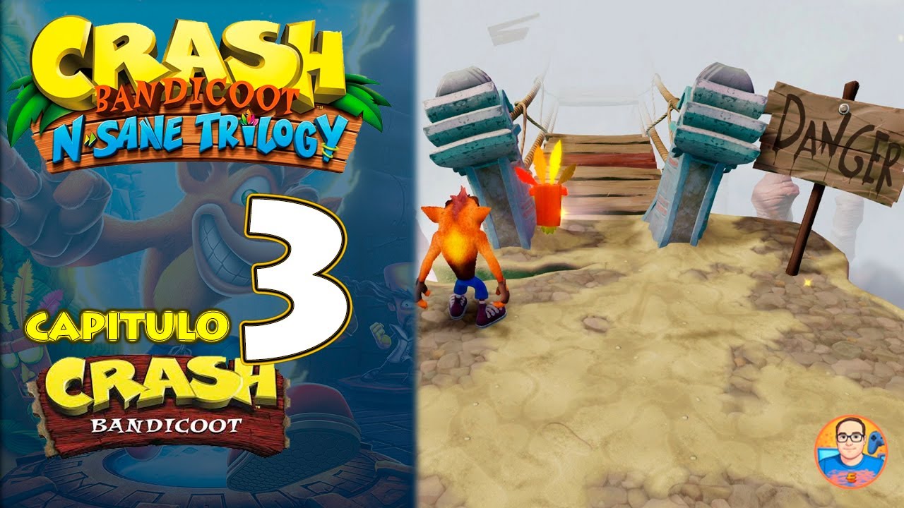 Crash Bandicoot - N. Sane Trilogy | Cap. 3 Puentes al vacio! - JUEGO COMPLETO