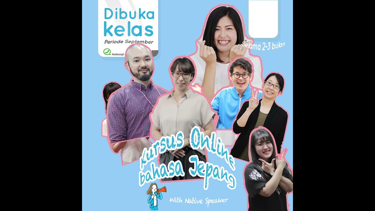 Kursus Bahasa Jepang Online with Native Speaker
