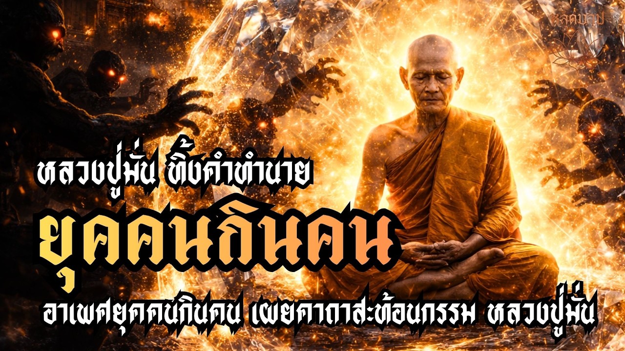 หลวงปู่มั่น ทิ้งคำทำนาย! ยุคอาเพศ ยุคคนกินคน! เผยคาถาสะท้อนกรรม l หลุดบาป