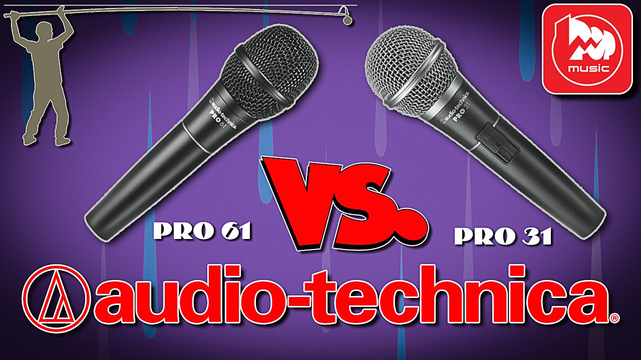 Сравнение микрофонов AUDIO TECHNICA PRO 61 и PRO 31