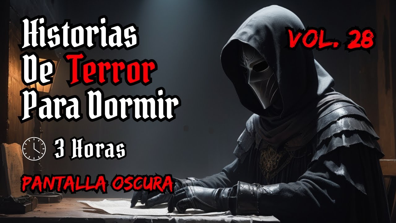 3 Horas de Historias de Terror Con Sonido de la Lluvia Para Dormir | Pantalla Oscura  | Ep. 28