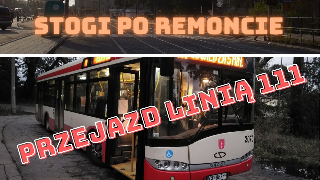 Linia 111, przejazd przez 