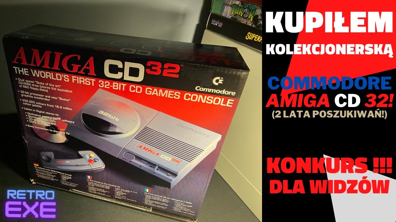Kolekcjonerska Commodore Amiga CD32 i KONKURS! Cz.1