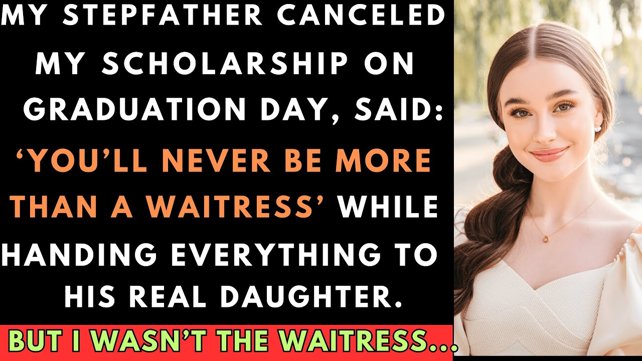 Stepfather Canceled My Scholarship On My Graduation Day, Said “You’ll Never Be More Than A Waitress”