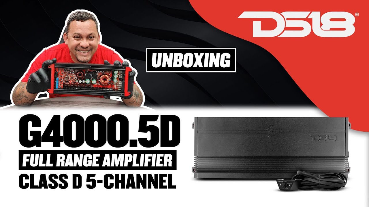 DS18 G4000.5D Полнодиапазонный 5-канальный усилитель класса D