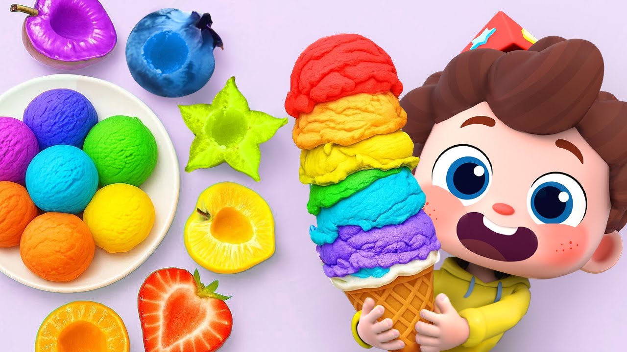 くだものアイスはいかがですか～🍧 | アイスクリームの歌 | イエス！ネオ | 赤ちゃんが喜ぶ歌 | 童謡 | アニメ | 動画 | ベビーバス| BabyBus