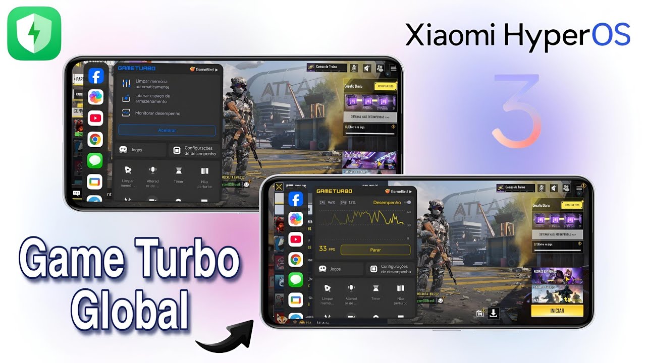 FINALMENTE! Game Turbo HyperOS 3 Layout NOVO no App de Seguran&ccedil;a [Global para Todos!]