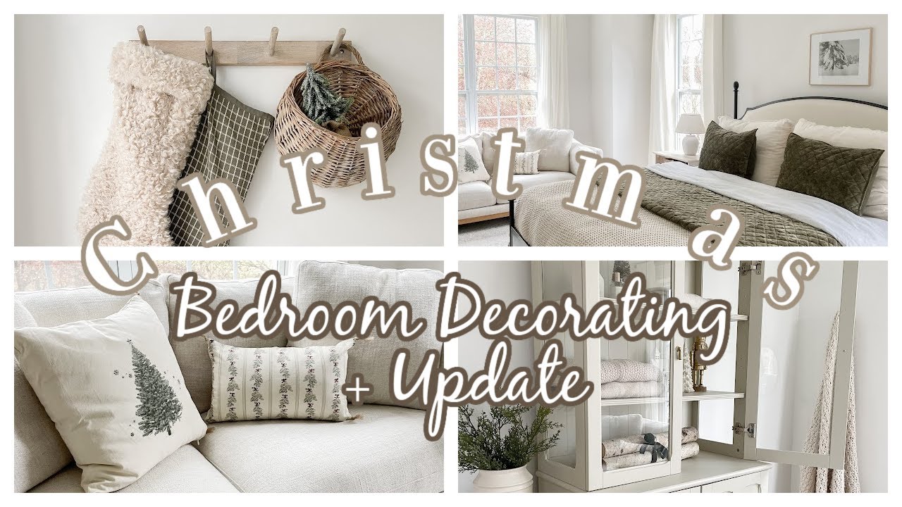 CHRISTMAS DECORATE WITH ME 2022 + AN EXCITING BEDROOM UPDATE | CREATING A COZY CHRISTMAS BEDROOM