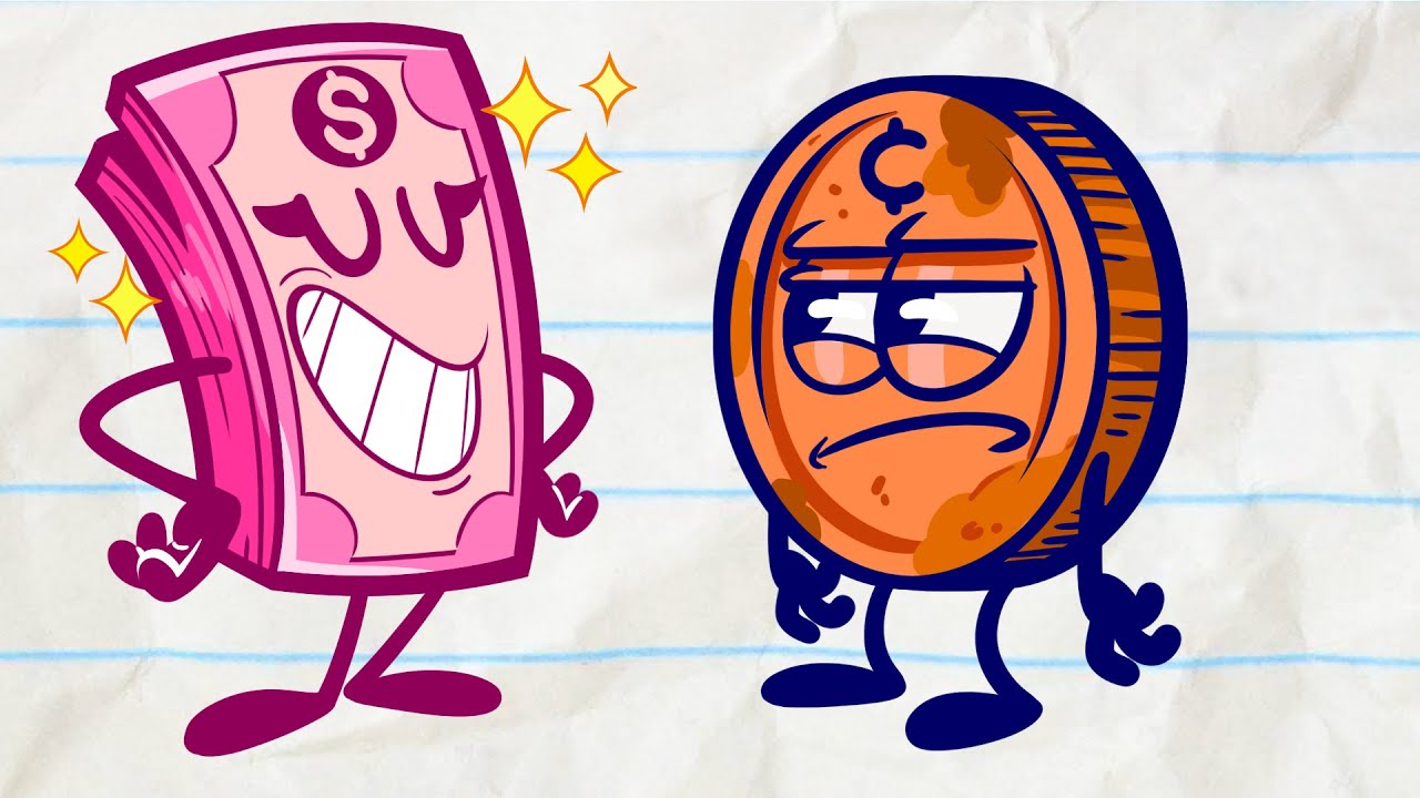Pencilmate's Lucky Penny! | Animated Cartoons Characters | Animated Short Films | Pencilmation