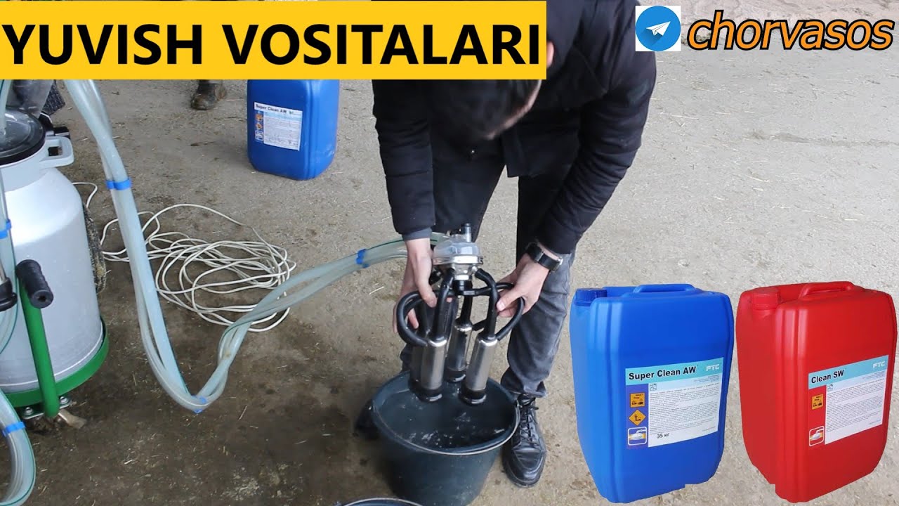 Sog'ish apparatlari yuvish vositasi!