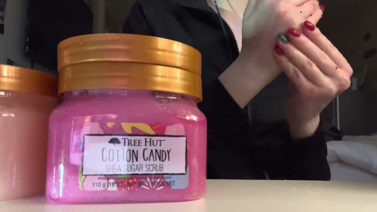ASMR   scrub sounds & hand massage