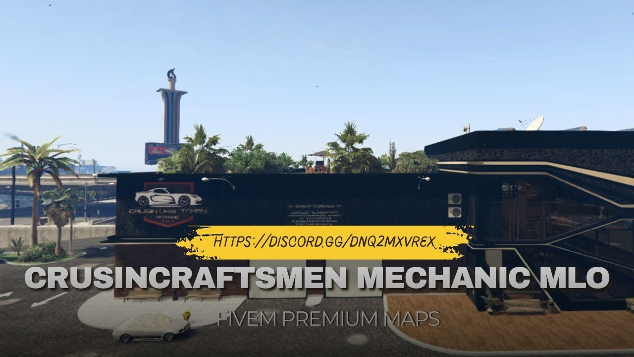 CrusinCraftsmen Mechanic MLO | FiveM Custom Mechanic Shop