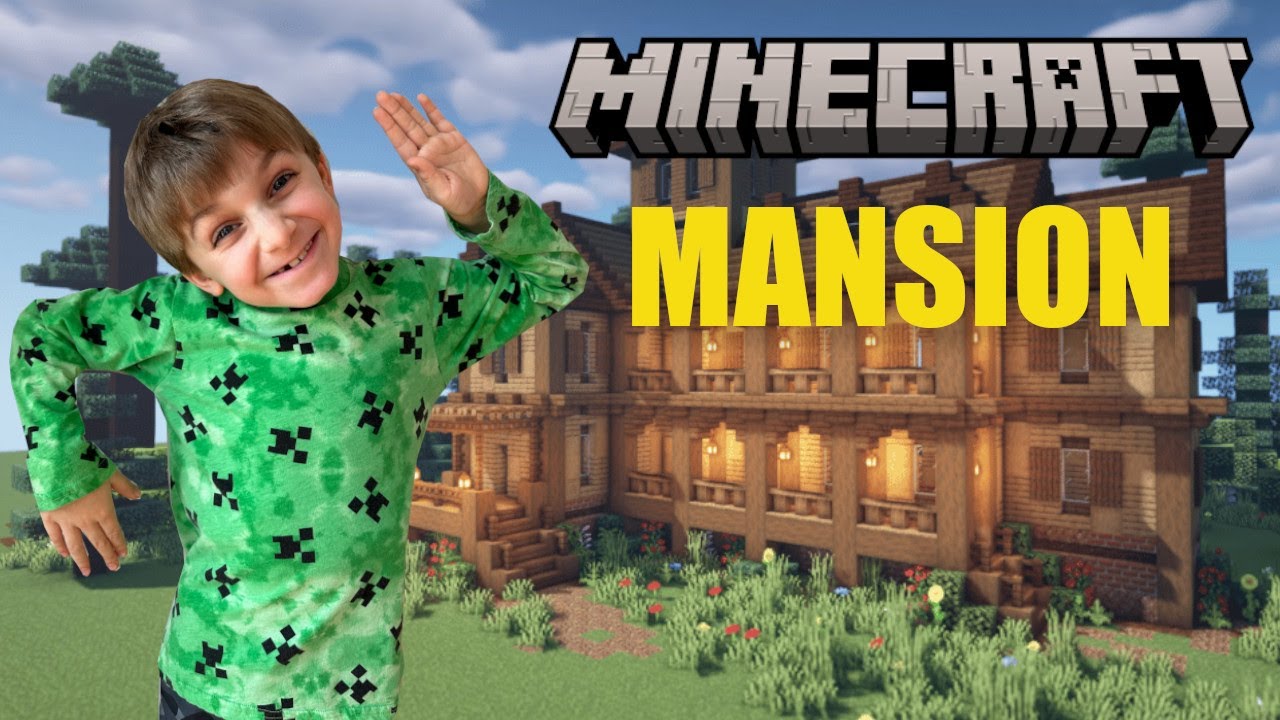 Building a Minecraft Mansion | Clarkman Games