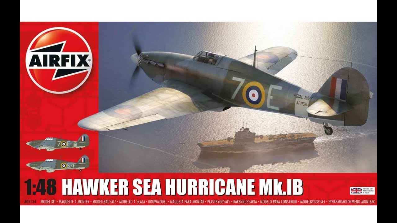 Airfix : Hawker Sea Hurricane Mk.IB : 1/48 Scale Model : In Box Review