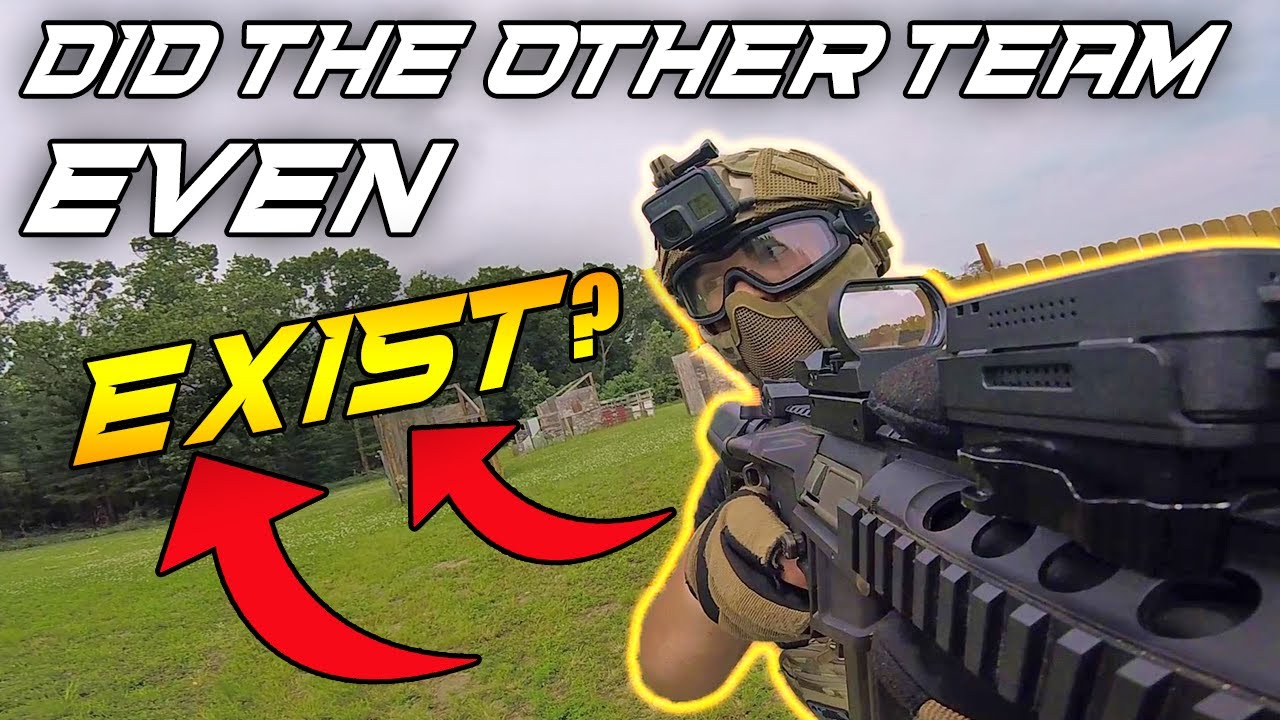 DID THE OTHER TEAM EVEN EXIST??? // King Arms PDW // (Airsoft Gameplay)