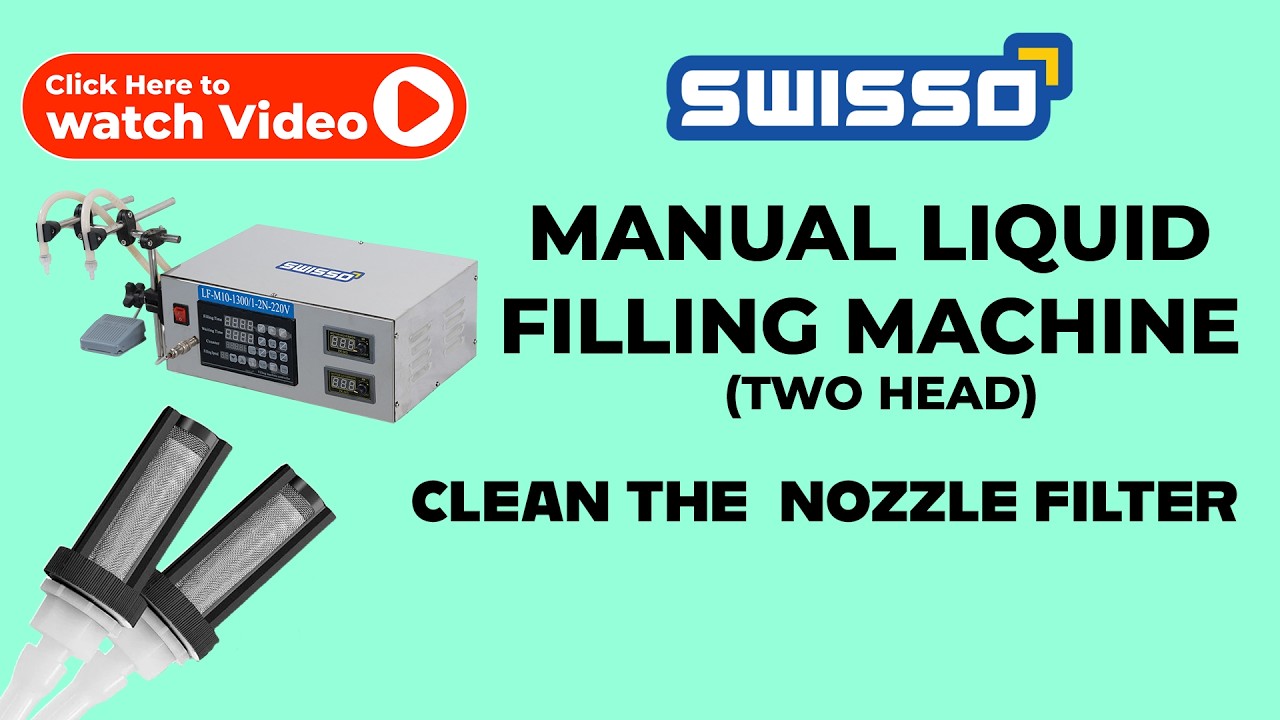 Manual Liquid Filling Machine two head  How to Change the Two-Head Nozzle in a Manual Liquid Filling