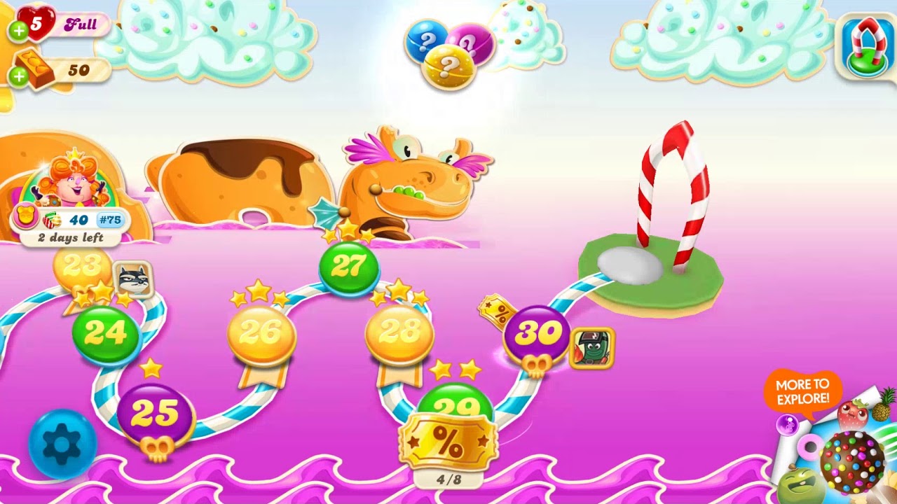 Candy Crush Soda Saga - Level 26 - 30 - Gameplay
