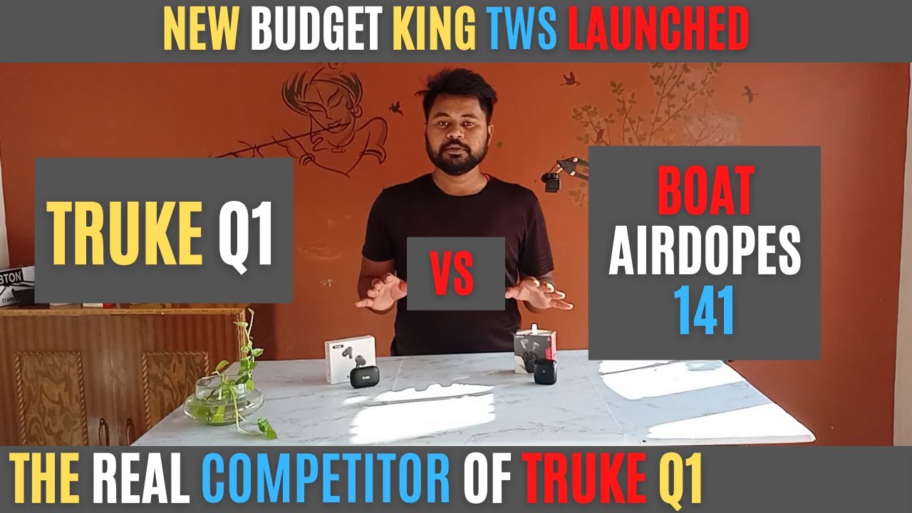Truke q1 VS Boat AirDopes 141| Boat Airdopes 141 review #techniczilla