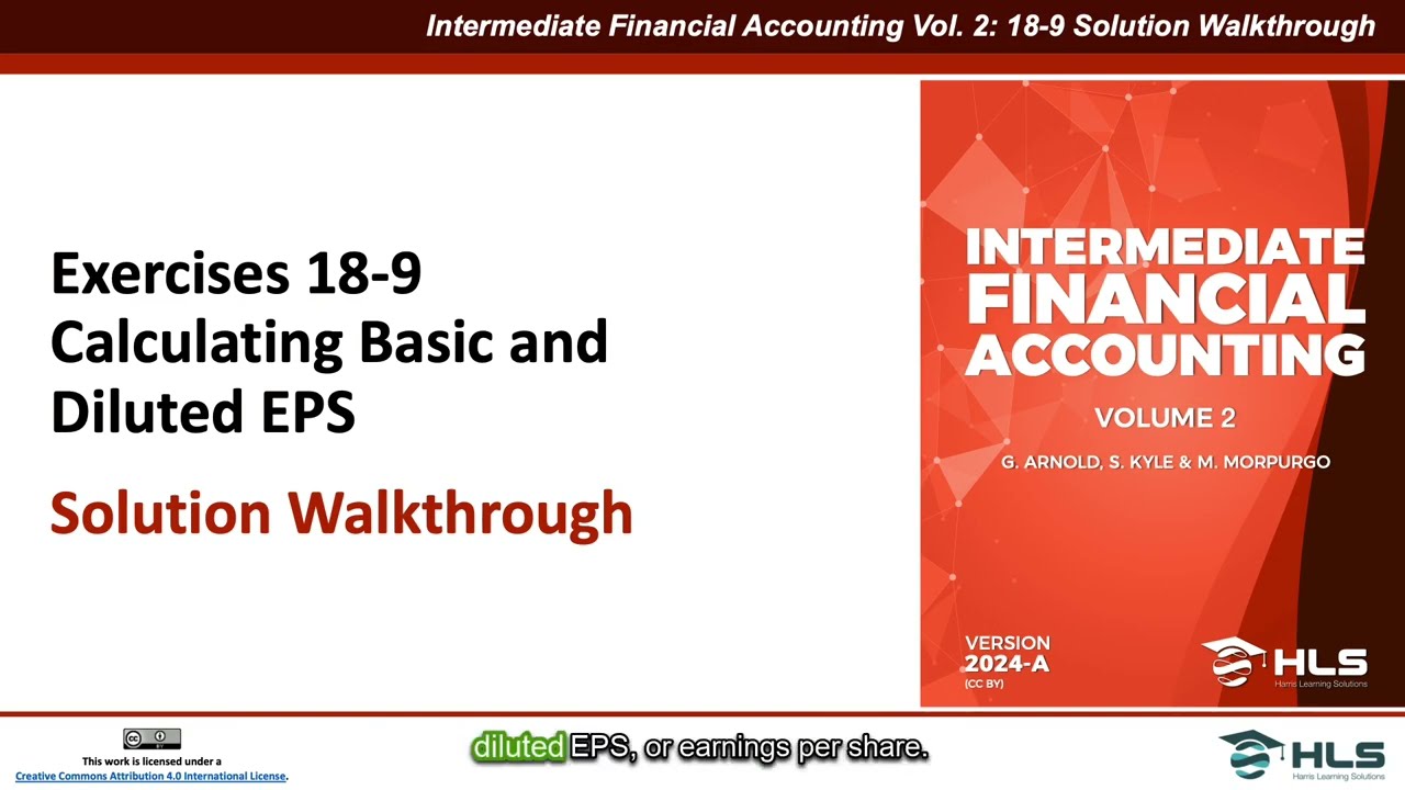 Calculating Basic and Diluted Earnings Per Share (EPS) II