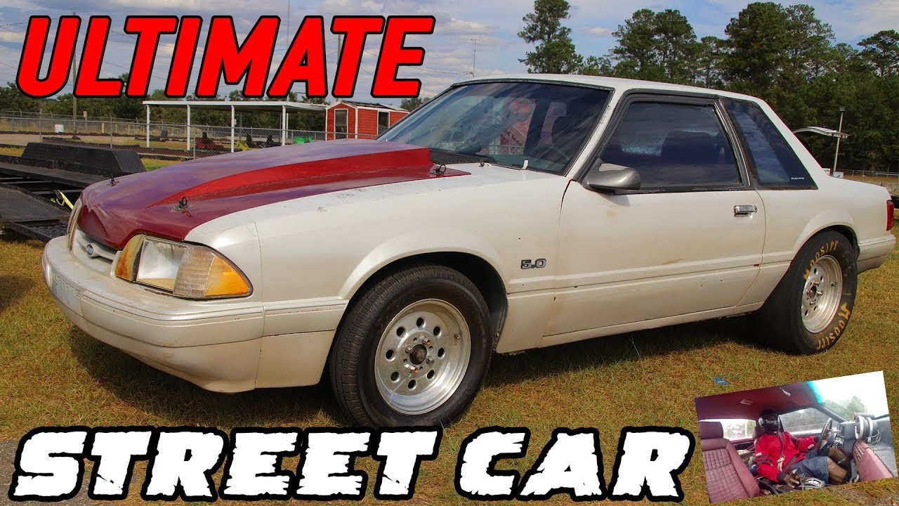 THIS SUPER SMALL BLOCK MUSTANG IS THE ULTIMATE NITROUS STREET CAR AND DID WORK AT US 19 DRAGWAY