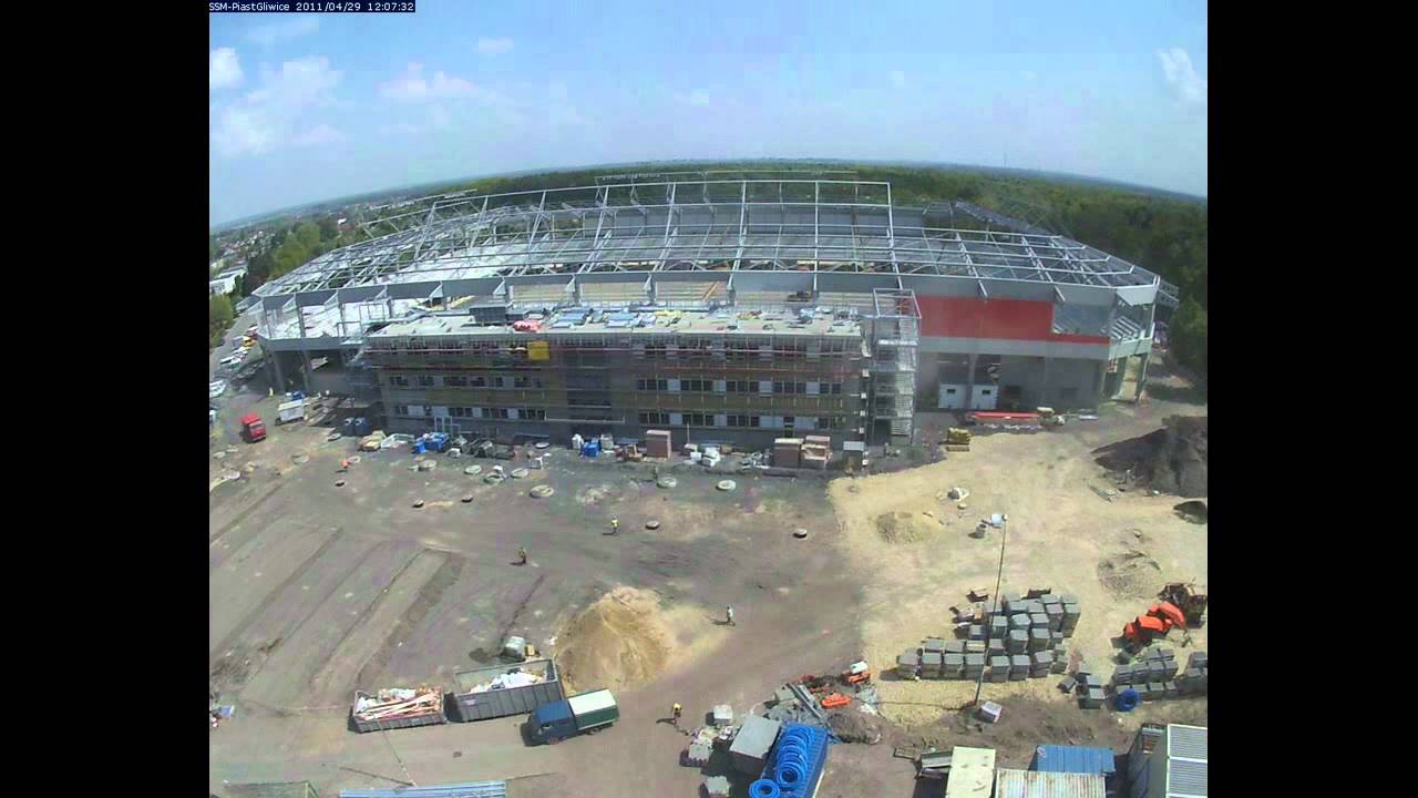Gliwice budowa Stadionu Piasta 3